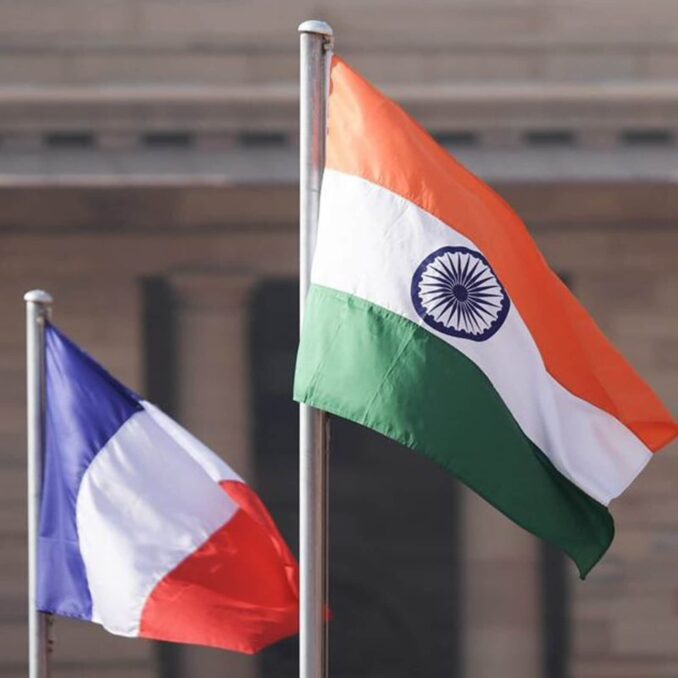 India-France Flag