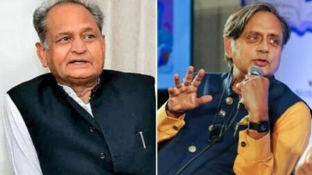 Shashi Tharoor vs Ashok Gehlot: In case Rahul Gandhi does not Participate in Congress Presidential Polls  - Asiana Times