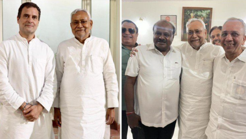 Plans of opposition to defeat BJP in 2024, Nitish comes to Delhi