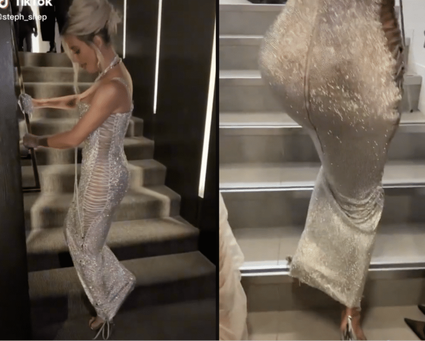 Kim Kardashian Struggles To Walk Straight After Donning A Tight Sparkling Gown- Watch - Asiana Times