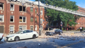 Eight hospitalized following an explosion in a Chicago building.