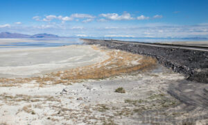 The great Salt Lake in Utah is disappearing