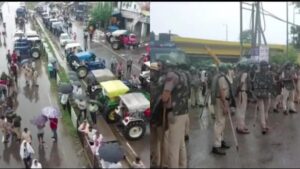 The road blockade on NH-44 in Haryana was lifted by farmers