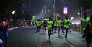 Night marathon