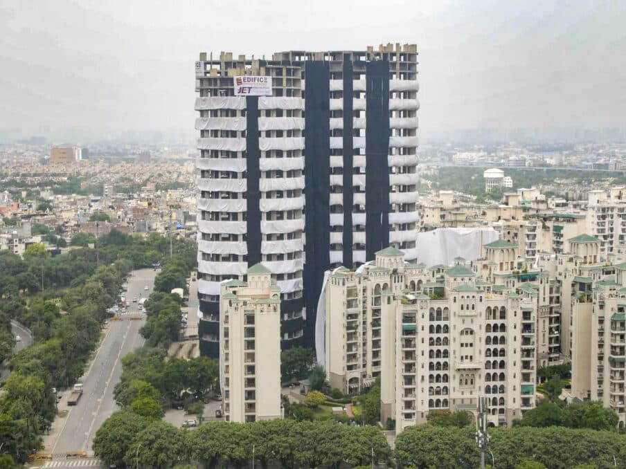 Noida twin tower neighbours call for quick debris removal, write to city administration - Asiana Times