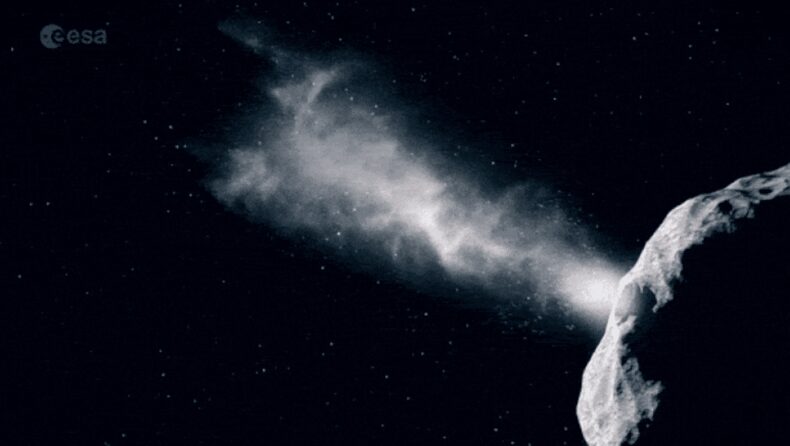 Images of an asteroid hit captured by the NASA