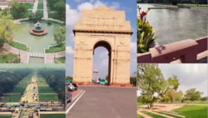 Beefed up security amidst the Central Vista Avenue inauguration today