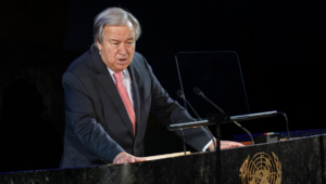 UN chief Guterres raises alarm over the world in “great peril,” warns global leaders to take action