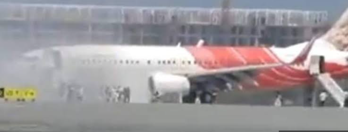 Emergency evacuation for Air India passengers at Muscat airport
