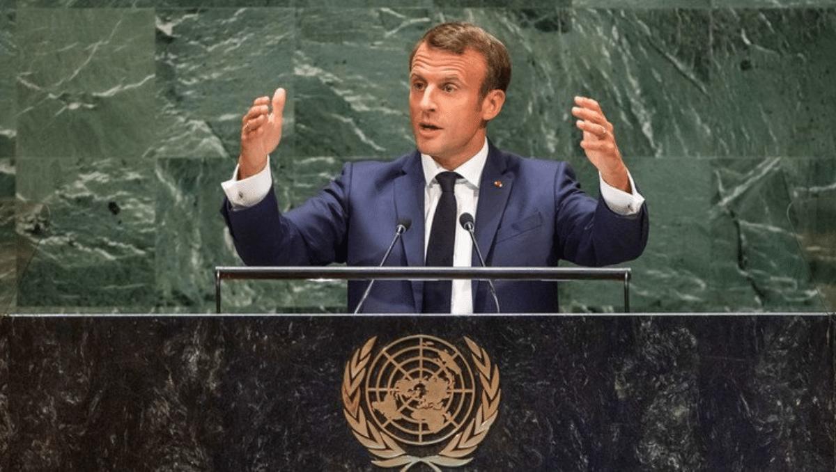 Mr. Macron at United Nations General assembly