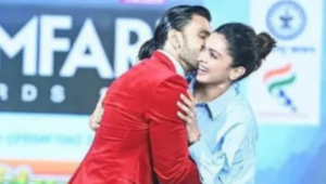 Ranveer Singh receives Best Actor award from wife Deepika Padukone