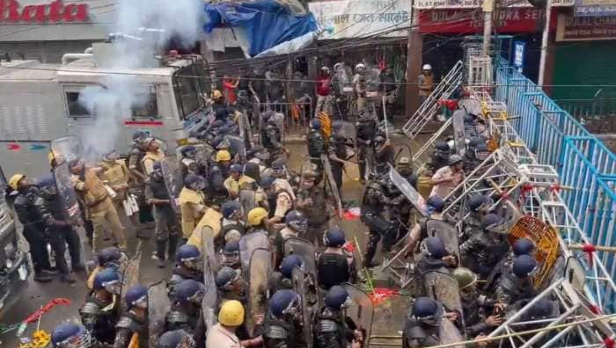 BJP protest against Mamata Banerjee in Bengal turns violent