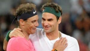 Rafael Nadal and Roger Federer (AFP Photo)