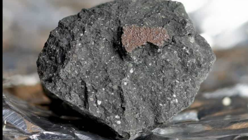 "Water from beyond Earth" was found in a meteor that fell in the UK last year.