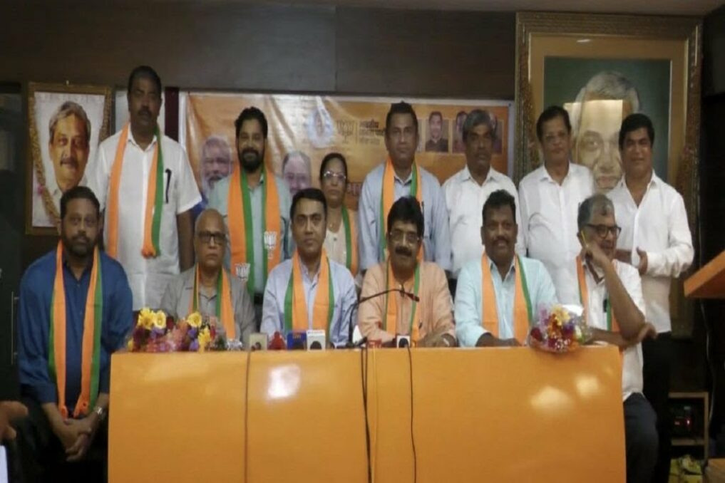 Eight Goa Congress MLAs have defected to the BJP
