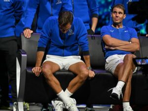 Roger Federer’s farewell: Rafael Nadal Creates a big historic moment: Rafael Nadal Creates a historic moment after he was seen crying at Roger Federer’s farewell