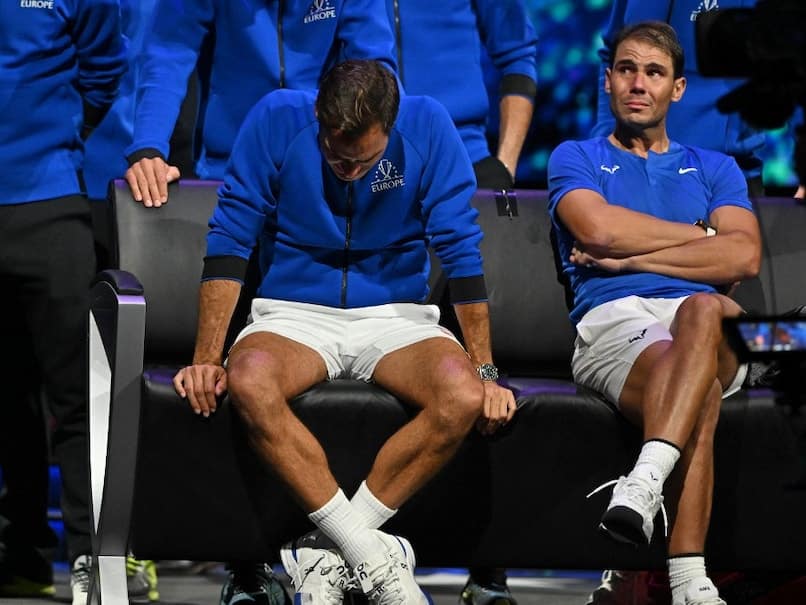 Rafael Nadal Creates a historic moment after he was seen crying at Roger Federer’s farewell 