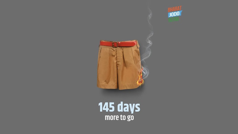 BJP castigate Congress post displaying burning khaki shorts in a poke at RSS - Asiana Times