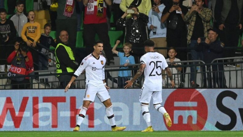 Cristiano Ronaldo scores in Europa League as Manchester United defeats Sheriff 