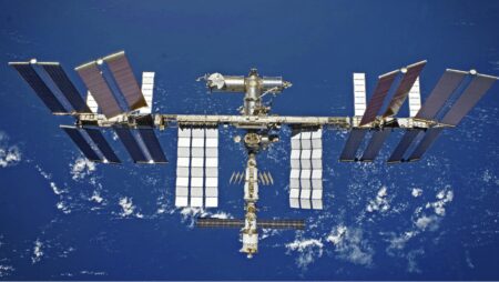 The International space station welcomes new crew members