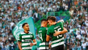 Sporting Lisbon hand Tottenham its first defeat of the season