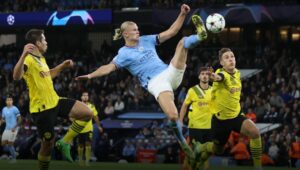 Erling Haaland scores as Manchester City defeat Dortmund from behind