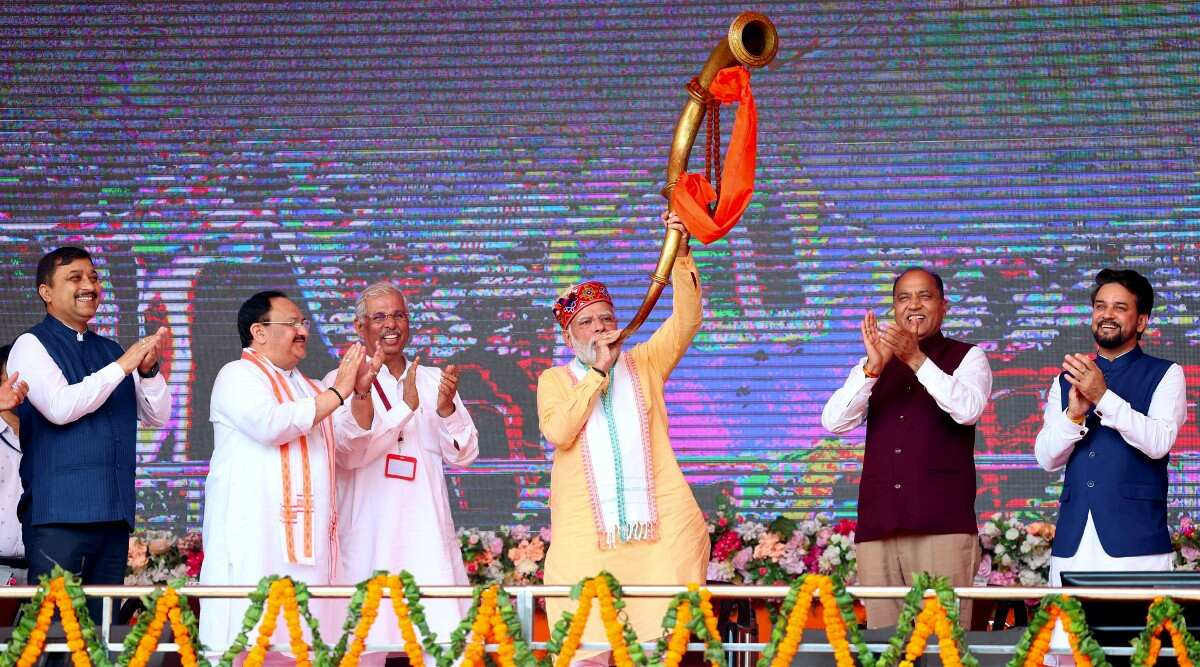 Modi blows Poll bugle in Himachal, appeals for the second term of BJP - Asiana Times