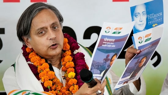 Shashi Tharoor shares 'Breaking News' via tweet as Congress electors asked to put ‘tick’ mark in front of their desired candidate - Asiana Times