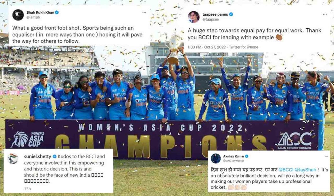 <strong>BCCI Announces To Pay Equal Match Fees For Both Men And Women Cricketers</strong> - Asiana Times