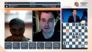 Gukesh Dommaraj,16, stuns Magnus Carlsen In Aimchess Rapid Tournament: Youngest ever to beat Carlsen Carlesen Vs Gukesh (Source Armchess channel)