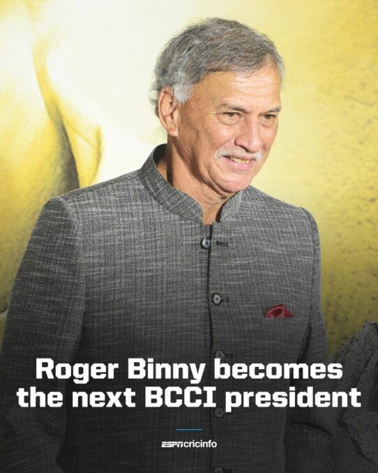 BCCI's new President - Roger Binny