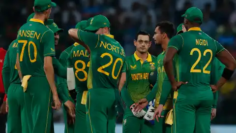 South Africa lost the match