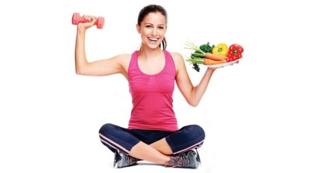 Lose weight excercising and dieting