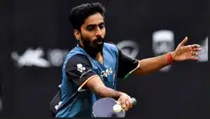G Sathiyan leads India men into last 16