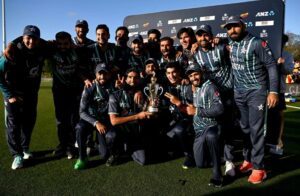 NAWAZ, HAIDER AND IFTIKHAR WIN NEW ZEALAND T2OI TRI-SERIES FOR PAKISTAN Pakistan defeat New Zealand by 5 wickets in-tri-series final