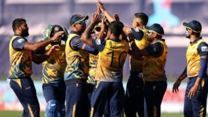 Sri Lanka Through to Super12 beating Netherlands by 16 runs Sri Lanka