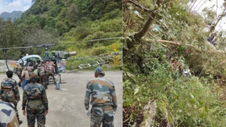Army Cheetah helicopter crash in Arunachal Pradesh leaves pilot dead.   - Asiana Times