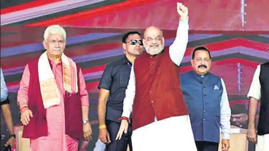 Amit Shah's first public rally in Kashmir after article 370 - Asiana Times