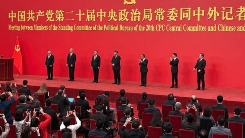 China's President Xi Jinping and his 6 allies in Politburo Standing Committee