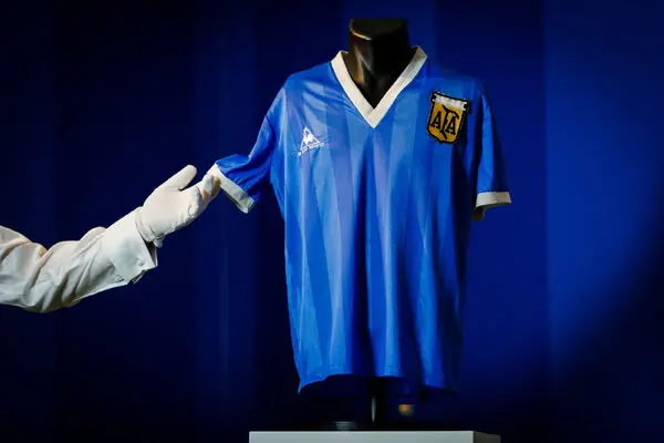 'Hand of God' shirt of Diego Maradona will be on display at the World Cup - Asiana Times