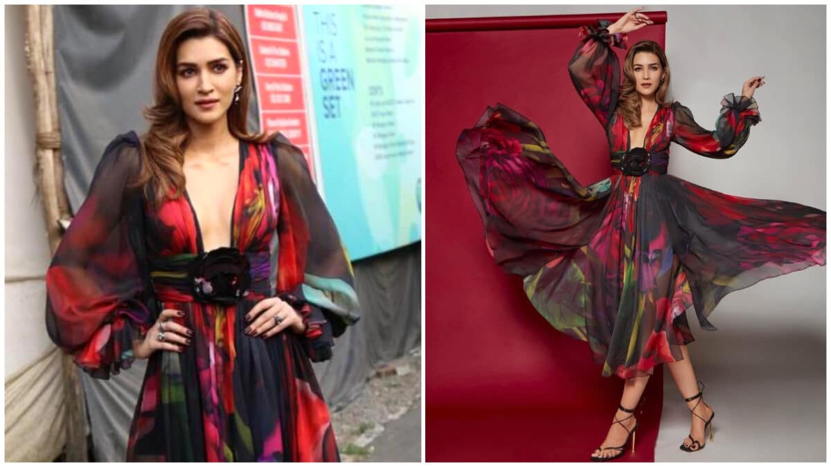 Kriti Sanon’s Enchanting Gauri and Nainika Midi Dress Is The Perfect Autumn Break-through. - Asiana Times