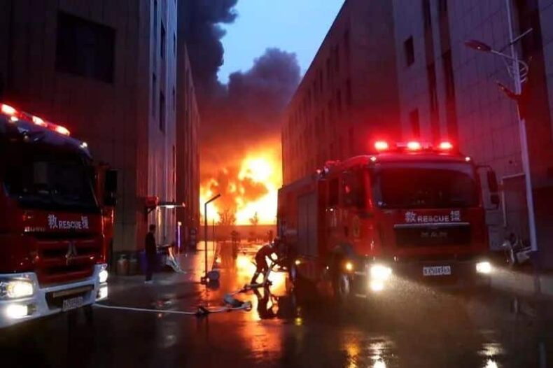 China plant fire leaves 38 dead and 2 injured. - Asiana Times