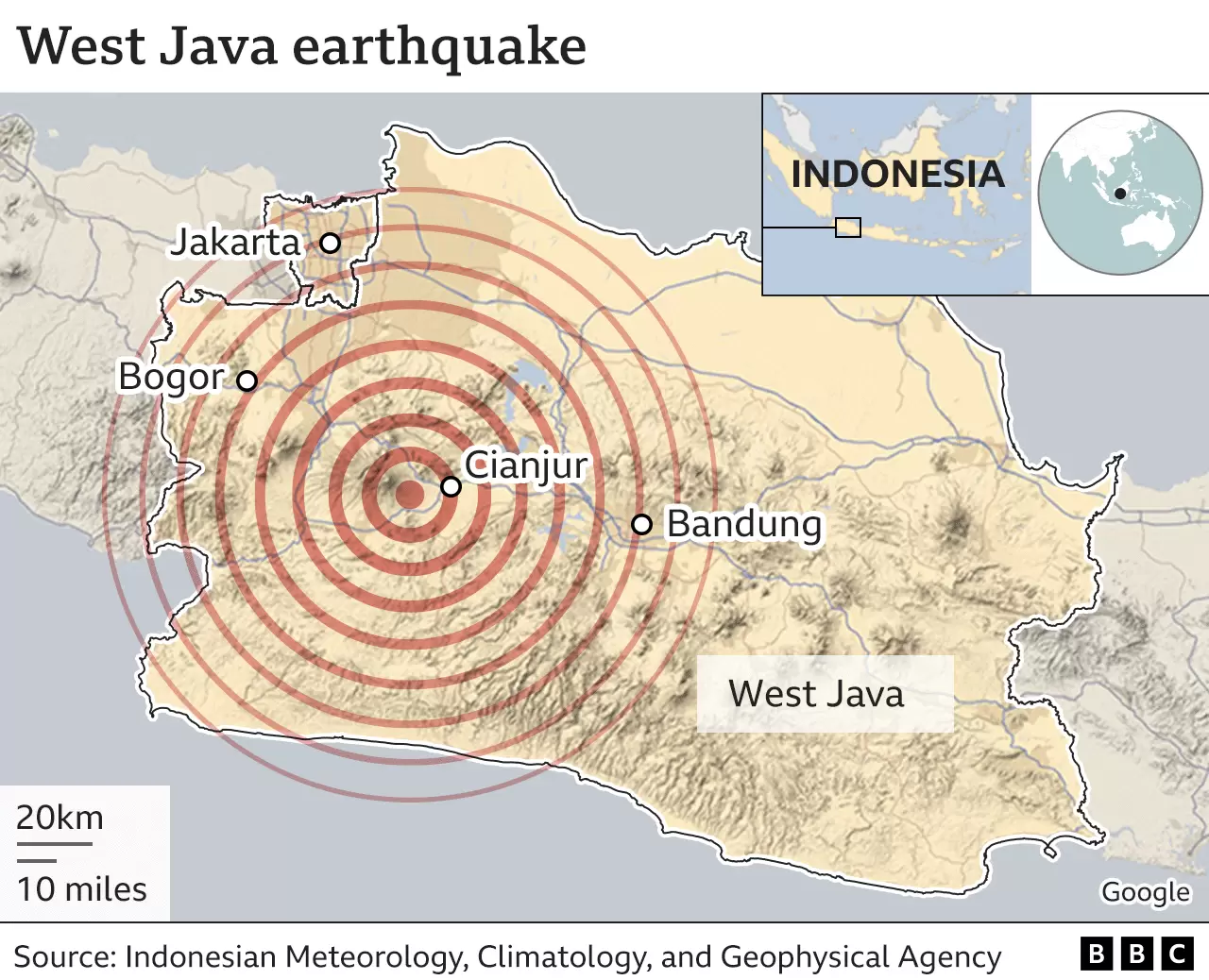 Indonesia earthquake kills as many as 268, with several wounded and missing