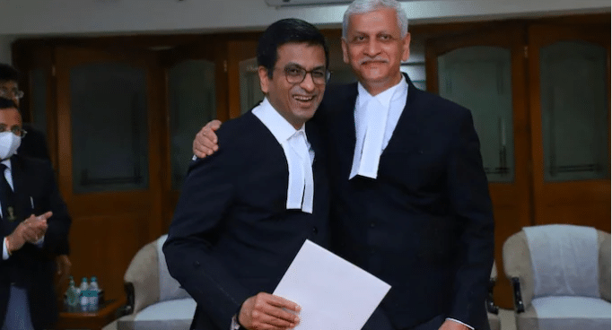 The 50th Chief Justice of India, Justice Dhananjaya Y Chandrachud, was sworn in at a ceremony held in Rashtrapati Bhavan,