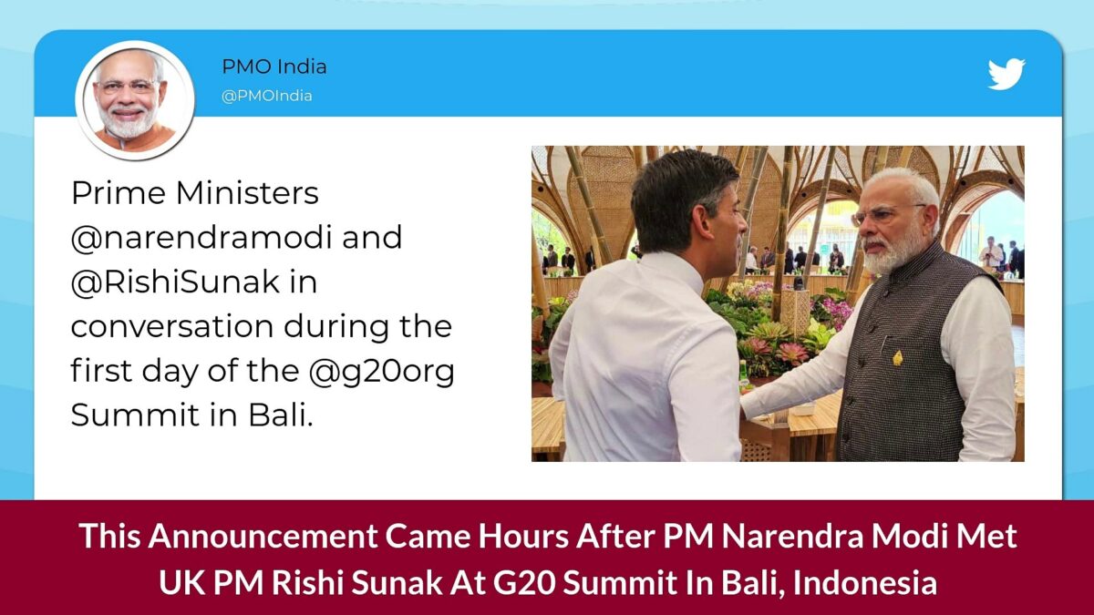 G-20 Summit in Bali updates: Visa Deal Announced between UK and India - Asiana Times