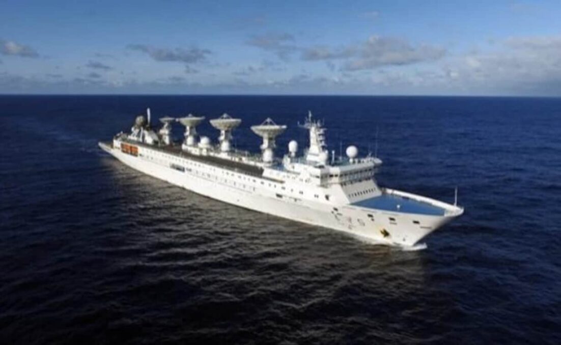 Chinese spy ship Yuan Wang-6 in the Indian Ocean Region - Asiana Times