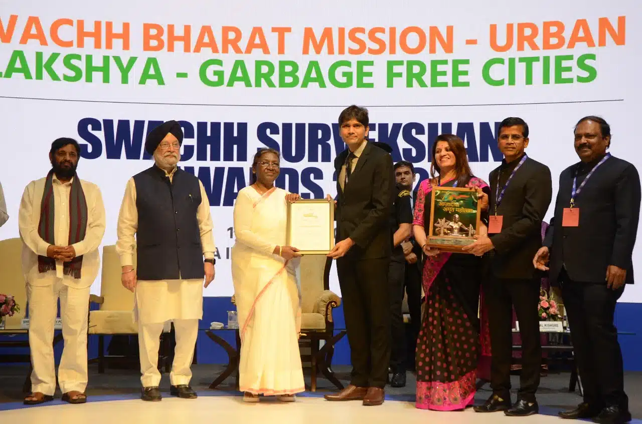 Award for 3rd cleanest state