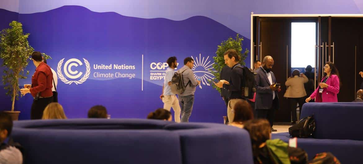 climate changes discussion in COP27