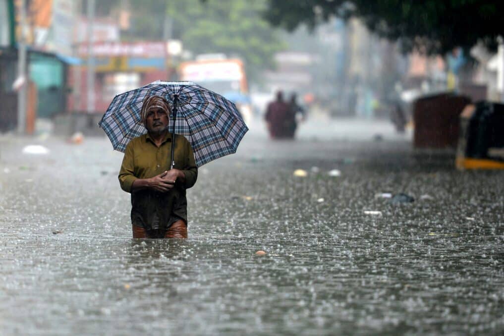 Excessive rainfall in Tamil Nadu