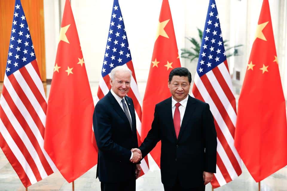 Joe Biden and Xi at G20-Summit 2022